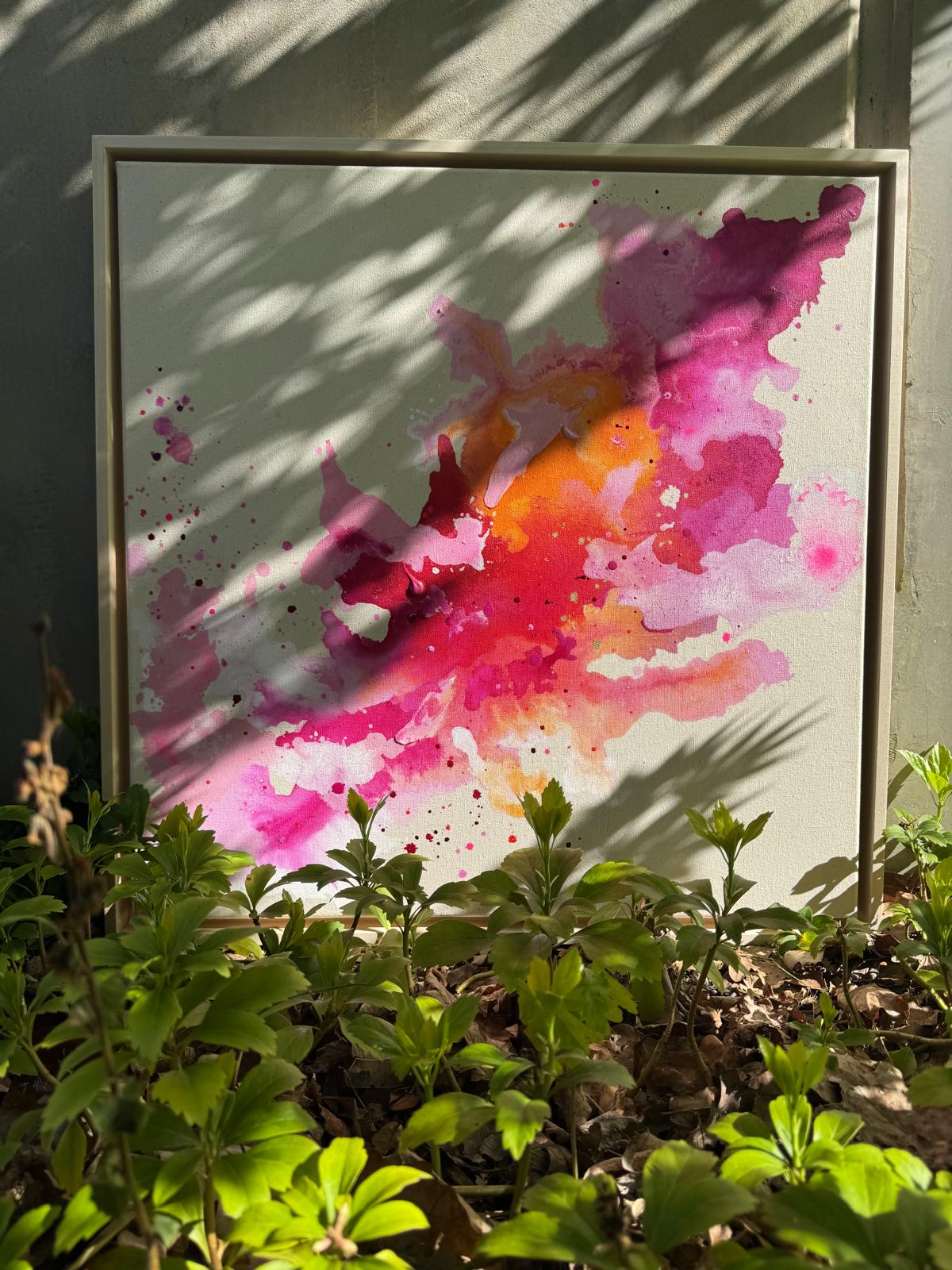 Leise Wärme, 2026, Acryl auf grundierter Leinwand